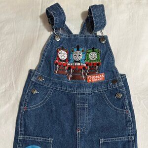Thomas and Friends Toddler Bib Overalls Shorts